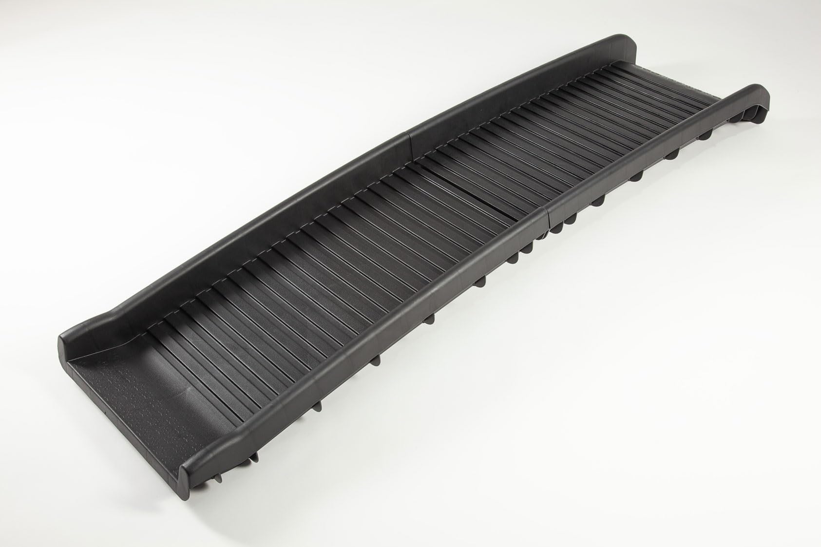 The Ramp People Folding Dog Ramp for Cars - Black - 1.5m, 75kg Capacity - Pet Ramp for Car Boot Lightweight Plastic
