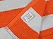 Utopia Towels Large Beach Towel, Pool Towel, in Cabana Stripe - (Orange, 4 Pack, 30x60 inches) - Cotton