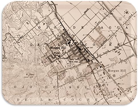 Morgan Hill Map Tray / TV Dinner Tray, Decorative Wooden Tray, 17"x13" Morgan Hill Tray, 100+ different designs