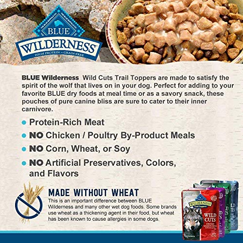 Blue Buffalo Wilderness Trail Toppers Wild Cuts Dog Gravy Snacks