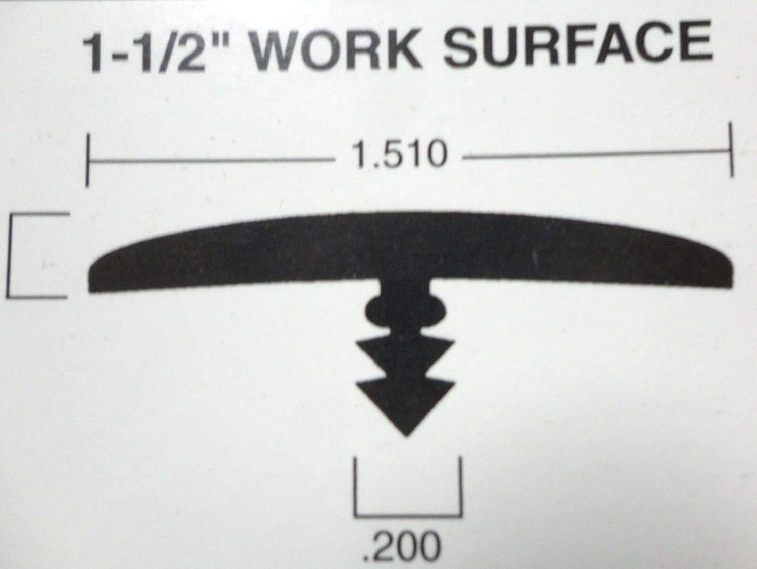 Almond T Molding Edgebanding 1 5 X 1 Inches 1 5 Thickness And Groove Prong Woodworking Tools Supplies Cnc Metalworking Manufacturing