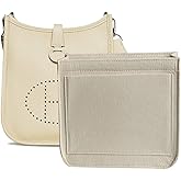 Lckaey Felt Organizer-for Hermes Evelyne III tpm pm gm Bag Insert Mini 16 29 33 Bag Purse Organizer Y003 Khaki-L