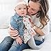 Minky Ultra Soft Baby Blankets Security Blankets with Printed Floral Garden Design by Graced Soft Luxuries