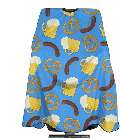Amazon 素敵なカラフルなビール理髪用品用品ケープマント髪染め防水理髪散髪エプロンカット髪よだれかけ 明るい光 散髪ケープ 通販