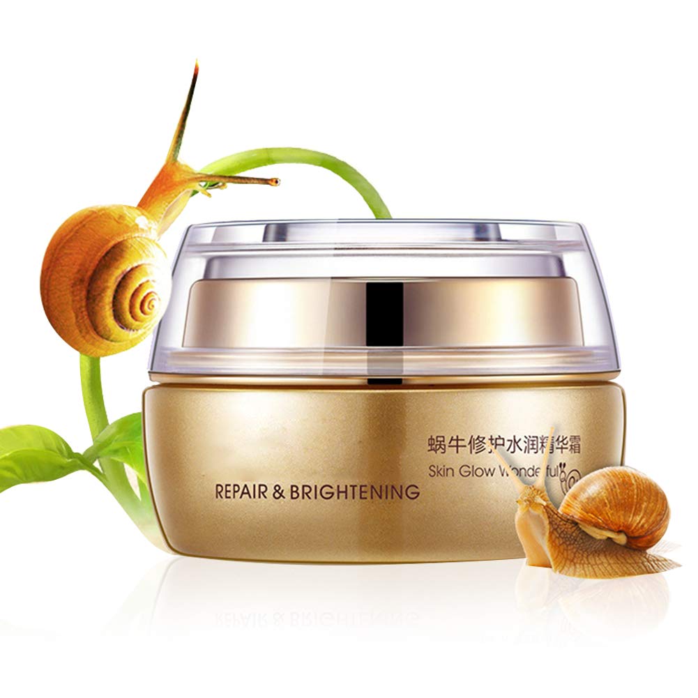 korean skin care snail repair cream moisturizer