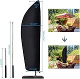 Estefanlo Kunmuzi Parasol Cover 265x40x70cm Waterproof with Rod view 2