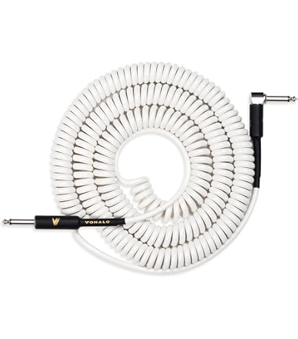 Amazon.com: M MAKA Premium Guitar Coil Cable 20 Feet, Instrument