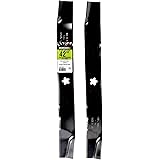 Maxpower 561714B Mower Blades, Replaces 134149, 532134149, 532 13 41-49, 594892701, yellow
