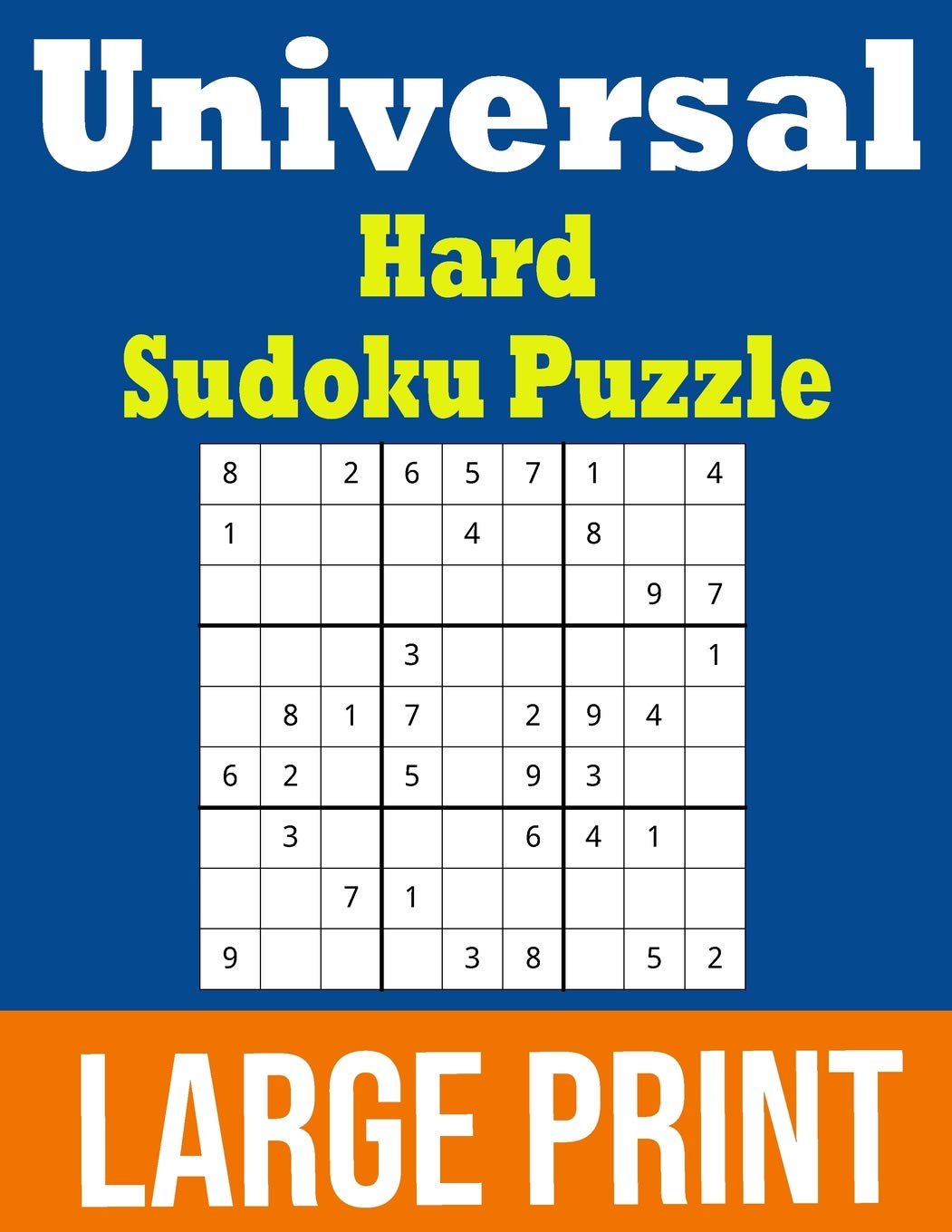 universal hard sudoku puzzle large print hours of fun nova sadie 9781074981785 amazon com books