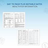 1ABOVE 2026 A4 Day-to-Page Diary Premium Hardcover Daily Planner Black view 4
