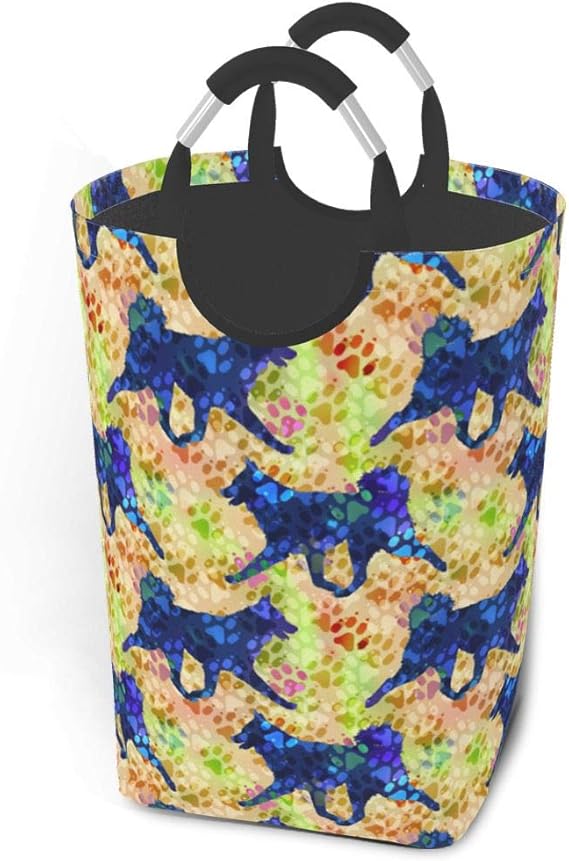 Cesto de ropa sucia de tela plegable para ropa sucia de Karelian Bear