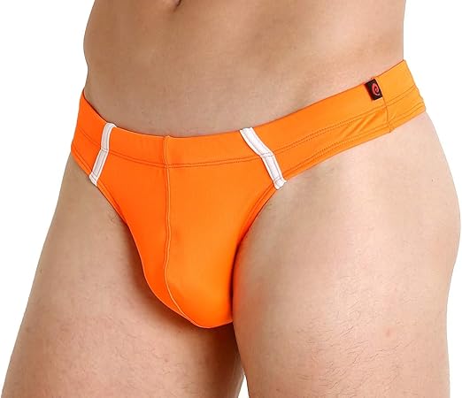 neon orange swim