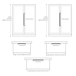 goldenwarm Edge Pull Finger Pull Handle Door Finger