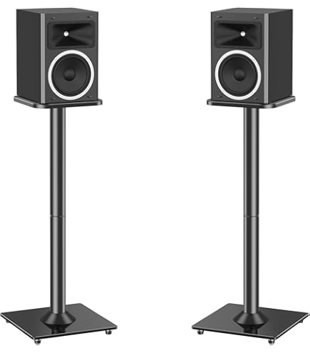 Amazon.com: Q Acoustics 3000i Stands - Pair (Black) : Electronics