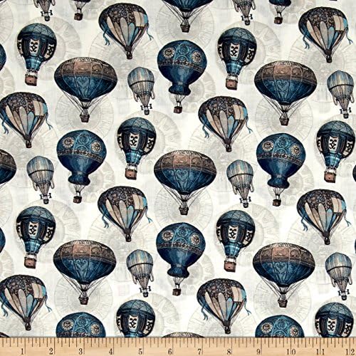Stof France Nacelle Tle Provence Blue Fabric By The Yard