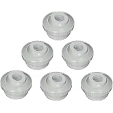 PoolSupplyTown Pool Spa 3/4" Opening Hydrostream Return Jet Fitting with 1-1/2" Inch MIP Thread Replace Hayward SP1419D (5 Pack)