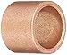 Bunting Bearings ECOP081008 ECO Oiled Sleeve (Plain) Bearing, Powdered Metal, SAE 841, 1/2