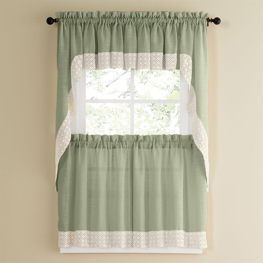 Best Sage Green Kitchen Curtains