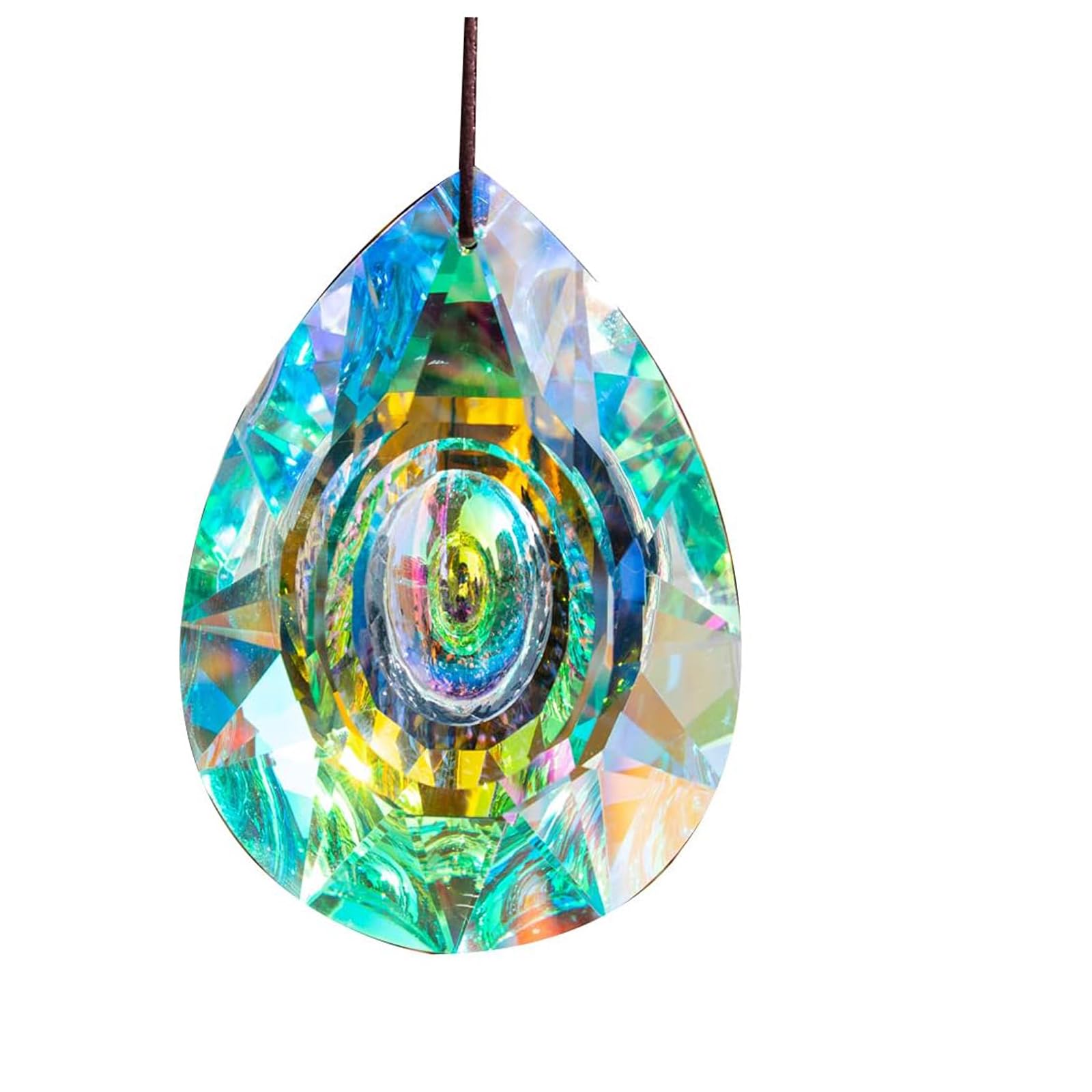Drop Crystal Heart Sun Catchers，Prisms Hanging Suncatchers for Windows Hearts for Hanging Glass Rainbow Suncatcher Glass Crystal Suncatcher Pendant Feng Shui Wedding Home Window Ornament