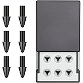 【6PCS Original】 Tips for Remarkable Paper Pro Pen Tips Replacement Tibs for Remarkable Paper Pro Pen Nibs, Carbon-Filled Nibs Tips/Nibs with Storage Box (6*Paper Pro Pen Tips-Black)