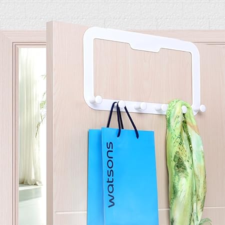 Adhesivo sobre la puerta ganchos colgadores de puerta de ...