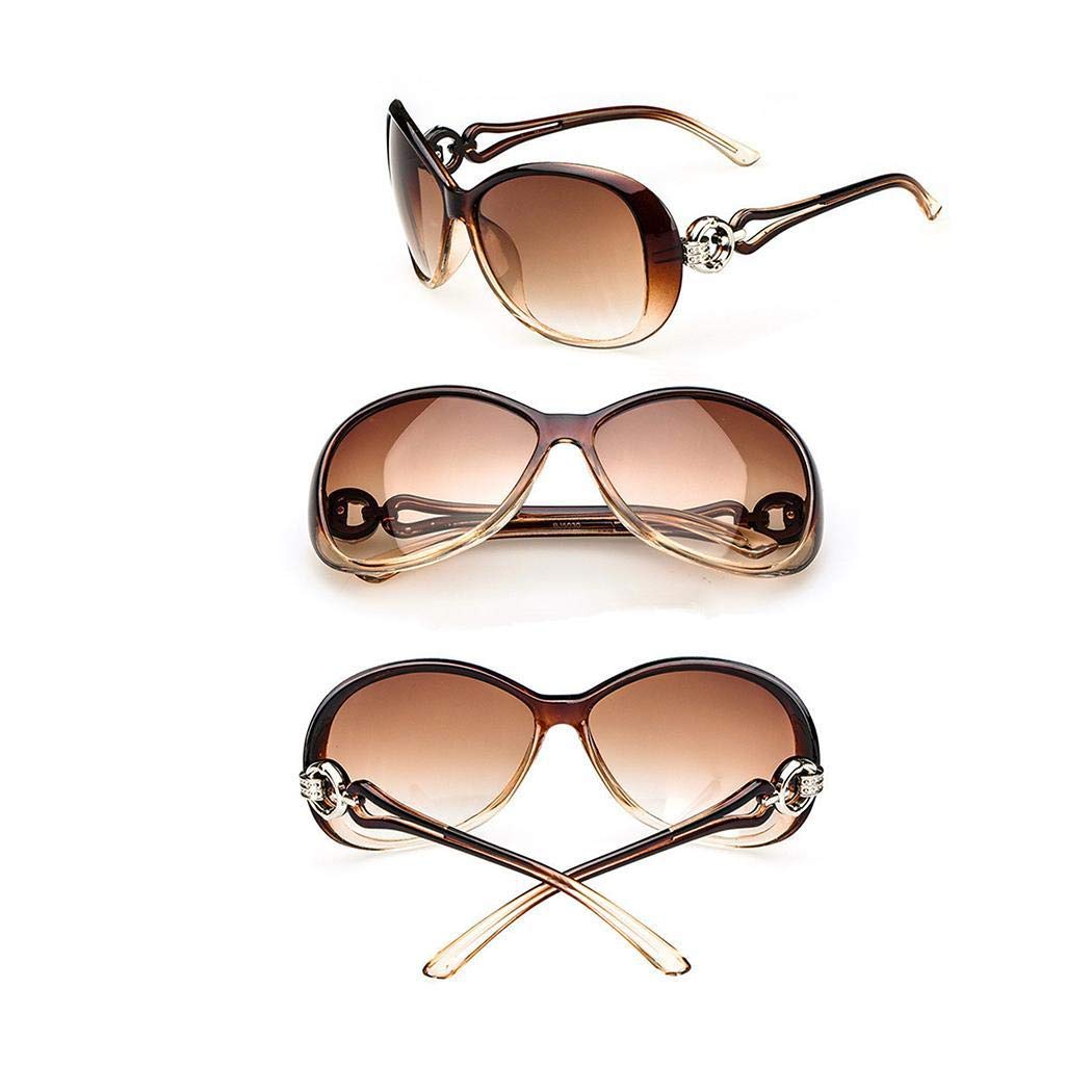 Oversized Sunglasses for Women Composite Frame UV 400 Protection Fashion Retro Eyewear