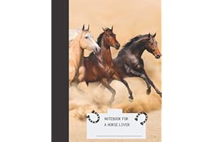 Notebook for a Horse Lover: Composition 104 pages 8.5 X 11 Go Old School with style: Note taking, Class, Journal, Diary, College Ruled Lined Notebook, Office, Meetings, Back to school