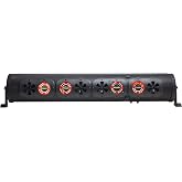 Bazooka 36-inch G3 Bluetooth Party Bar Speaker, IP66 Waterproof, 450W | LED lights, Party Button music sharing, 10 marine grade speakers, USB charging, ATV golf cart boat
