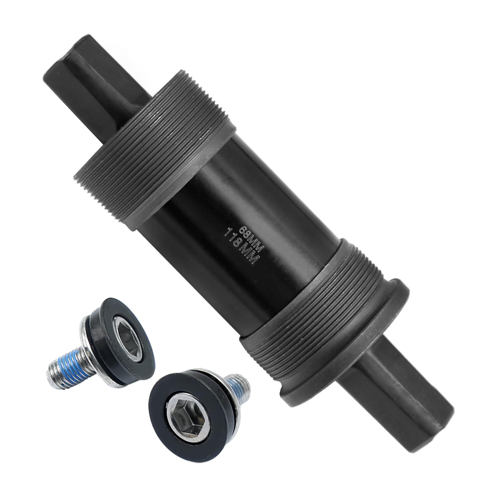 Hoypeyfiy Unisex Bbs15 Bottom Bracket Taper Bottom Bracket Bicycle Axle Sealed for Fat Snow Bike (68 * 118mm)