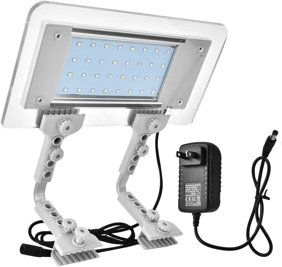 Aquarium LED Light Fish Tank Clip Lamp Aquarium Lighting Lamp for Water Plants Reef Fish Keeping