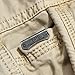 MorryOddy Men's Cotton Loose Fit Multi Pocket Cargo Shorts Coffee 40