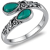 jiulegufa 925 Sterling Silver Spoon Ring Adjustable Thumb Rings for Women Jewelry Gifts for Women