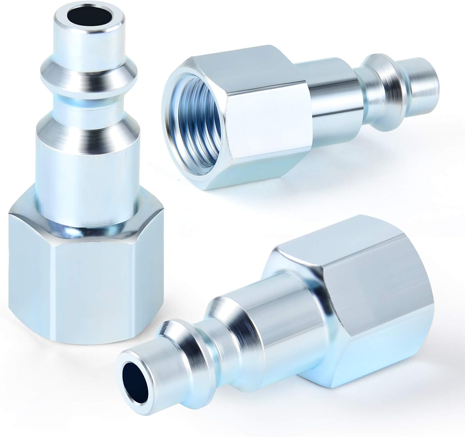 Gasher 1/4-Inch NPT Female Industrial Air Plug, Pneumatic Plugs 300PSI (20-Pack) - - 