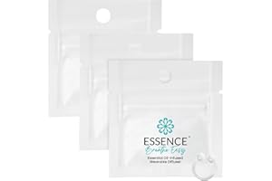 HONÉ Essence Wearable Aromatherapy Nasal Diffuser – Breathe Easy Essential Oil Nose Ring – Personal Scent Clip for Travel, Work & Everyday Use – Made in USA (3 Pack)