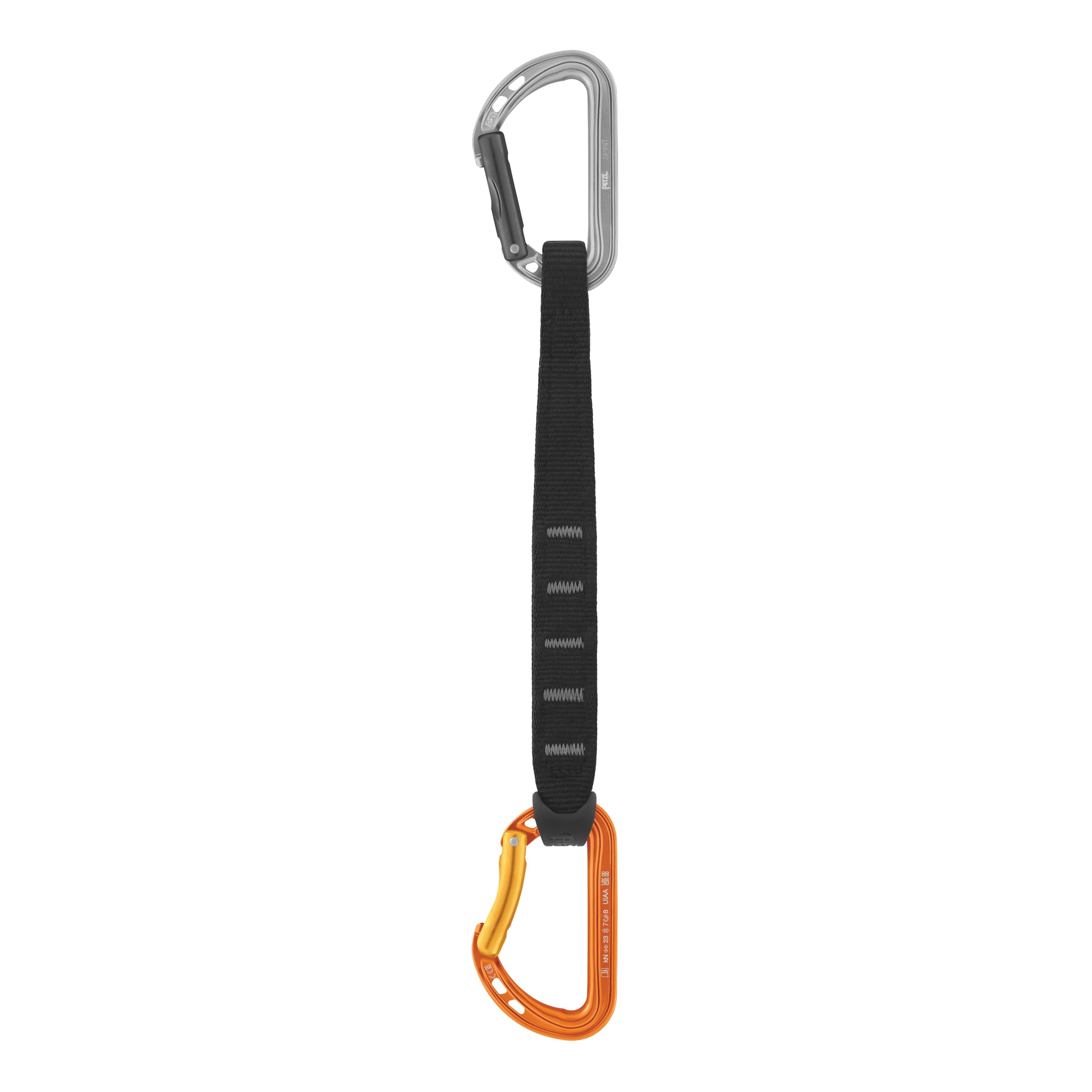 Petzl, Spirit Express, Light And Multipurpose Postponement, Orange/Black/Gray, 25Cm, Unisex Adult