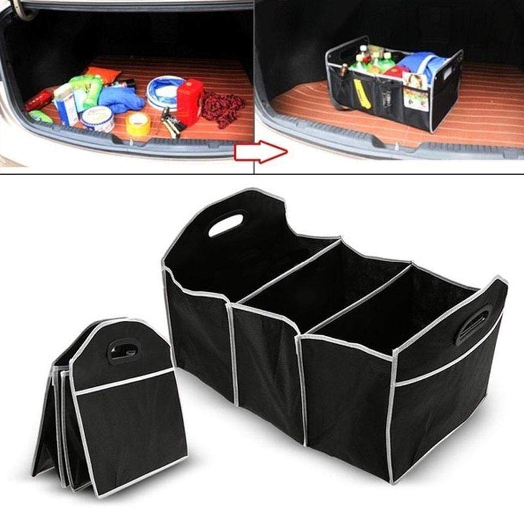 banlany Car Trunk Storage Box Durable Portable Folding Multifunctional Car Storage Box Shelf Baskets