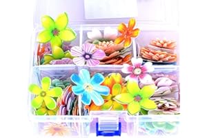 Glutinous Edible Rice Paper, 100 Pieces Flower Shape Cake Baking Decoration, Edible Flower for Wedding Party Cupcake Food Dec