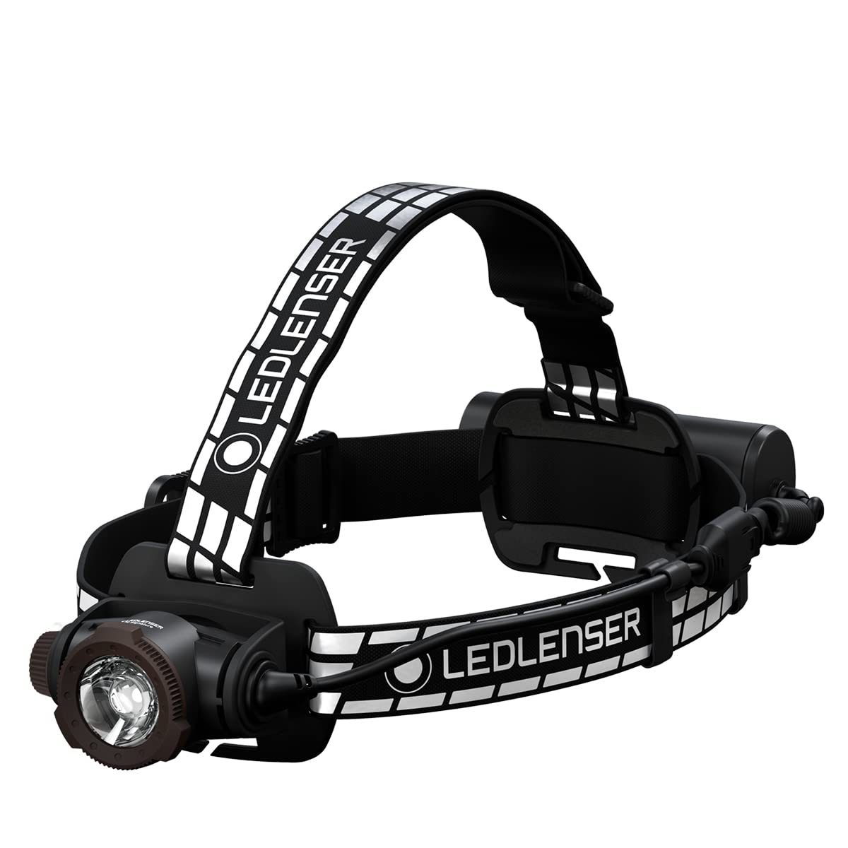Ledlenser H7R Signature - Rechargeable Outdoor LED Head Torch, Super Bright 1200 Lumens Headlamp, 260 Meter Focus, Camping, Hiking Head Torch Rechargeable, Up to 65 Hours Running Time