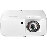 Optoma ZW350ST - WXGA, 3600 Lumens, Short Throw, IP6X Dust Resistant, 30,000 Hour DuraCore Maintenance-Free Laser Projector, Short Throw WXGA