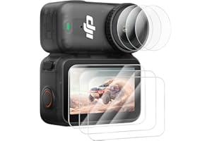 [3+3Pack]kinokoo Screen Protector for DJI Osmo Nano Camera,Perfectly Compatible with Osmo Nano Screen&Lens Protector Set,0.25