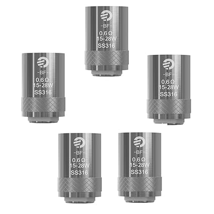 JOYETECH BF SS316 0,6 Ohm Verdampferköpfe für Joyetech Cubis Verdampfer -Packung mit 5 Stück