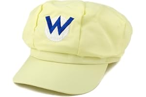 Armycrew Mario Luigi Wario Waluigi Fire Mario Embroidered Costume Newsboy Hat
