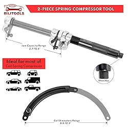 BILITOOLS 2-Piece Coil Spring Compressor Tool Heavy
