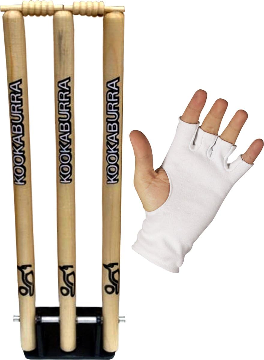 Kookaburra Cricket Spring Return Wickets Bounce Back Stumps With Free