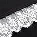 AMZ PLUS Women Plus Size Casual Long Sleeve Loose Lace Tops Tunic Blouses Black 4XL