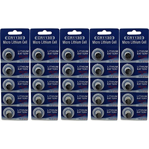 (25) CR1130 Lithium Coin Cell Batteries
