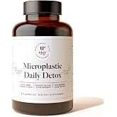 Utzy Naturals Microplastic Daily Detox | Natural Cleansing | 60 Capsules | Supports Natural Cleansing &amp; Elimination Pathways | Helps Promote Cellular Health &amp; the Body&rsquo;s Natural Defenses