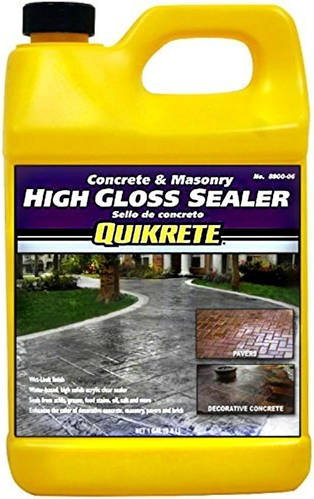 Quikrete Concrete and Masonry High Gloss Sealer Amazon.ca Tools