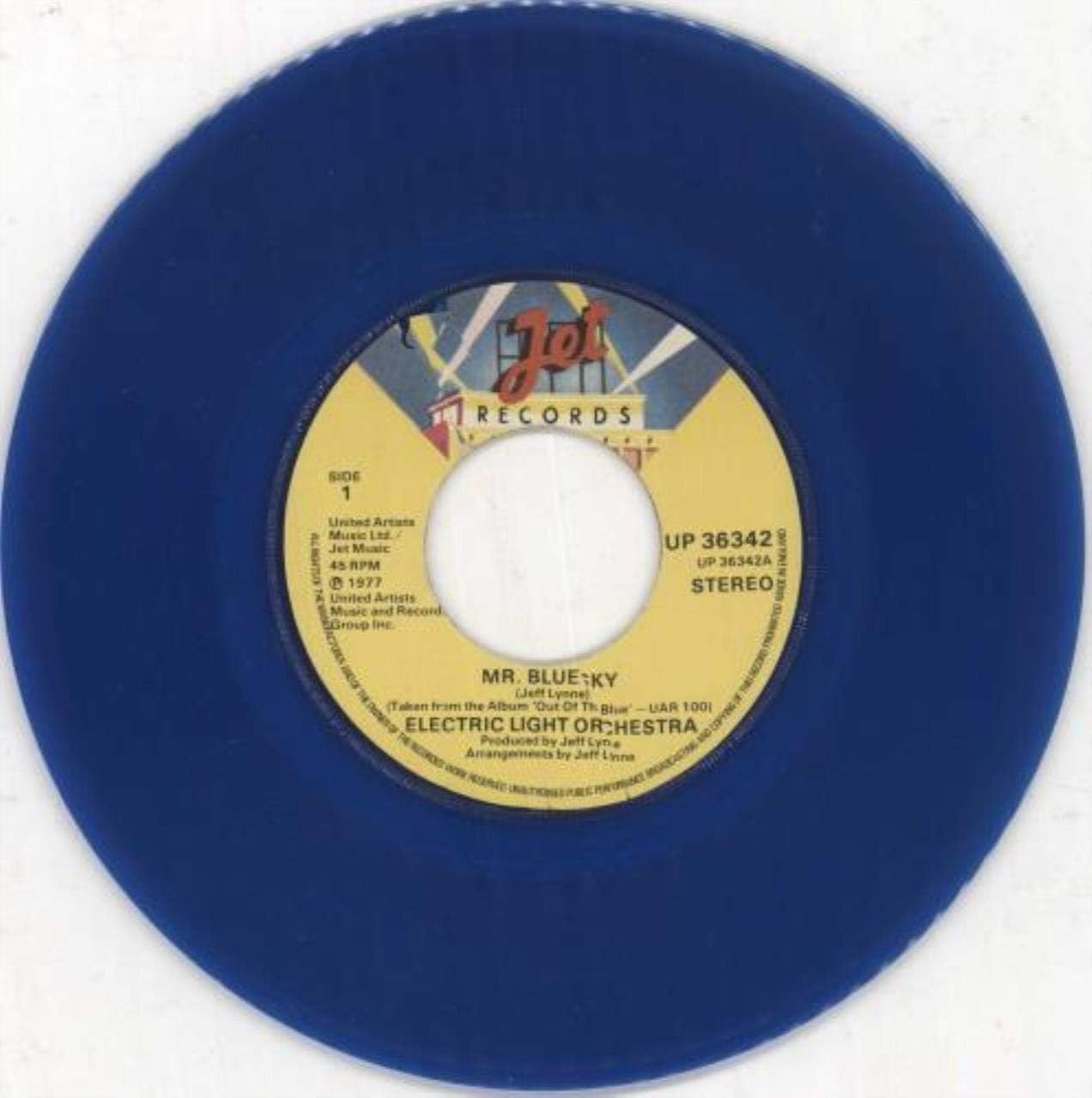 Electric Light Orchestra Mr. Blue Sky Jet Records UP 36342, Jet