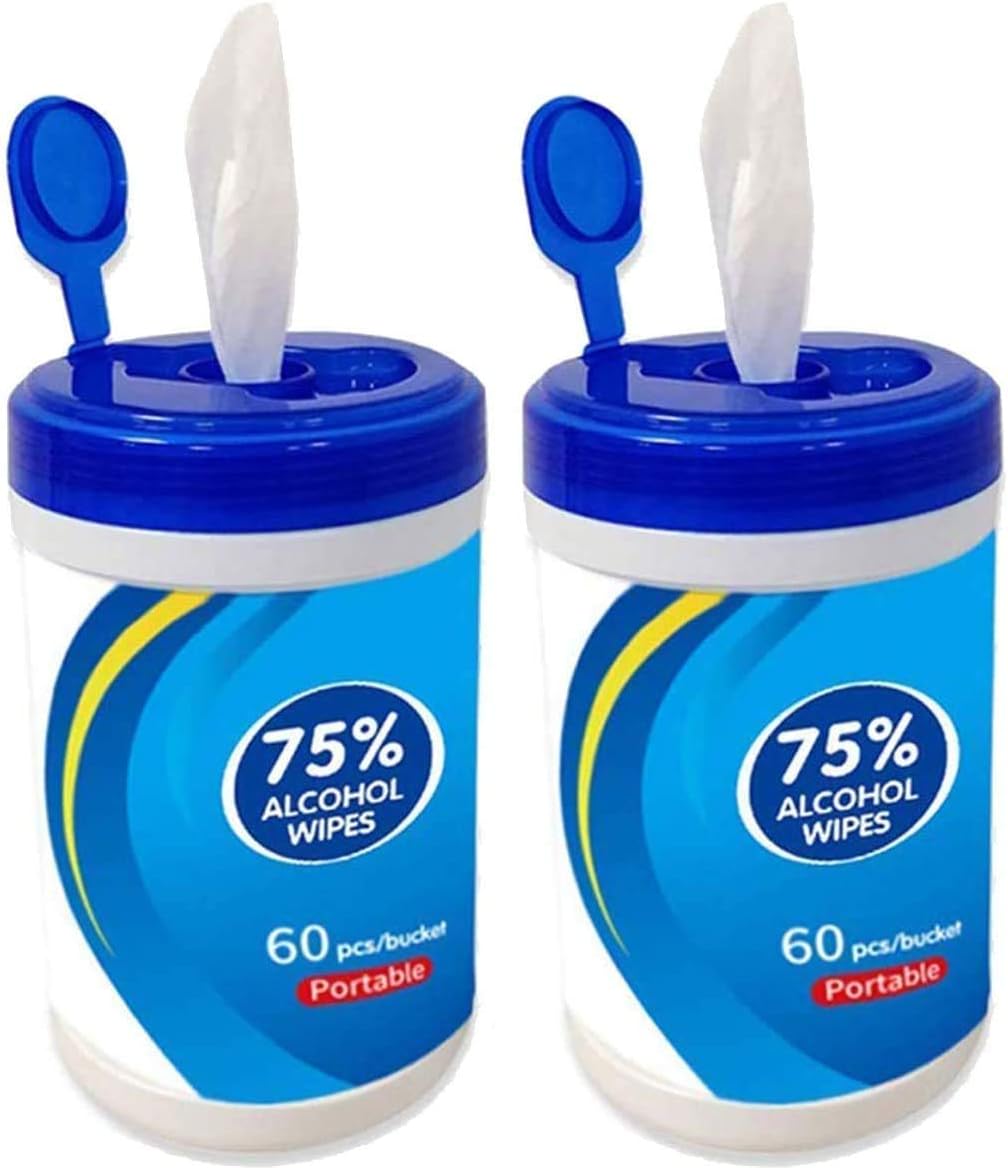 75% Al c+ hol Wet Wipes Cleaning Wipes 120 Sheets/Pack Portable Wipes Wet Wipes for Tourism, Hotel, Restaurant, Home, Office, Car Personal Care Home Indoor Outdoor